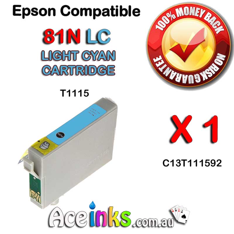 Compatible EPSON 81N LC LIGHT CYAN